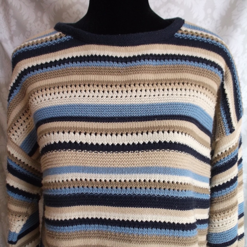 Vintage 1990’s Capezio “Dancer" Striped sweater L